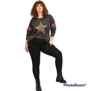 𝅺TORRID Lovesick Raglan Sweatshirt Size 18/20